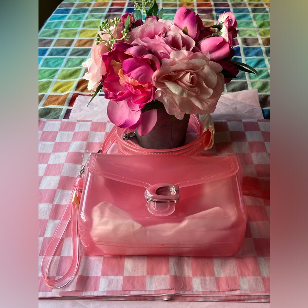🌸 COACH PINK JELLY TABBY 🌸NWT 🌸 - Picture 7 of 16